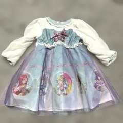 ネ*コ様 プリキュア　コスプレ　ワンピース 100cm
