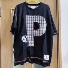 【PANDIESTA/パンディエスタ】チェックアップリケ半袖Tシャツのサムネイル