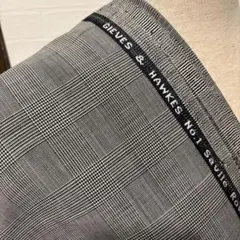 GIEVES&HAWKES ウールモヘア　英国製スーツ生地　3.2m