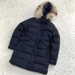 15129美品✨ピレネックス グルノーブル ファー ロングダウンジャケット L