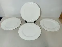 noritake ノリタケ スタジオコレクション お皿 9枚 波縁 ホワイト