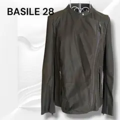 BASILE28 バジーレ28 山羊皮ダブルライダースジャケット 42