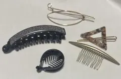 髪留め　ヘアアクセサリー　5点セット