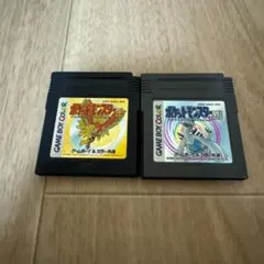 ゲームボーイカラー ポケットモンスター 金・銀 2個セット