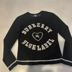 バーバリーブルーレーベル　黒ニット