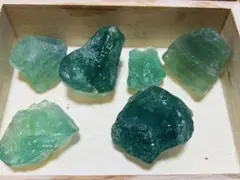 【美品】フローライト 6点セット 蛍石 原石 送料込み フローライト ①