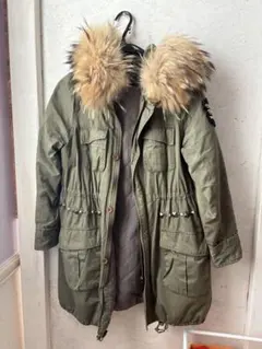 ナ*店様 00s vintage N3Bファー付きモッズコートフェアリーグランジ