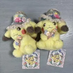 ポケモン イースター ぬいぐるみニャオハ ピカチュウ - メルカリ