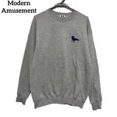 Modern Amusement モダアミ スウェット グレー 鳥刺繍 ロゴのサムネイル
