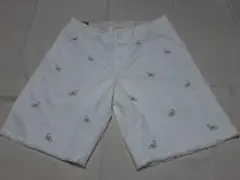 新品タグ付★IMPORT★J.CREWゴールドスコーピオン刺繍柄ショートパンツのサムネイル