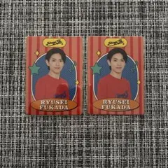 ACEes 深田竜生　プロフィールカード　2023 2枚セット