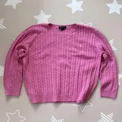 美品☆ラルフローレン　ケーブルニットセーター