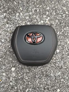 トヨタ ホーンパッドカバー ブラックレザー ブラックステッチ - メルカリ