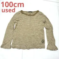 100cm FITH 長袖Tシャツ フィス ストライプ　ボーダー　古着