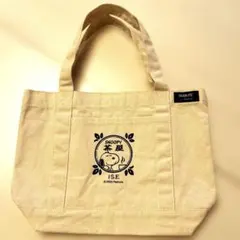 未使用品　スヌーピーカフェ SNOOPY茶屋 ミニトートバッグ