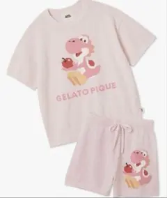 新品未使用ジェラートピケ　ヨッシージャガードプルオーバーショートパンツセット