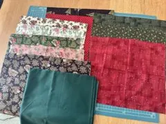 クリスマス柄生地セット 10枚