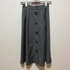 【最終値下げ】GU ロングスカート チェック柄