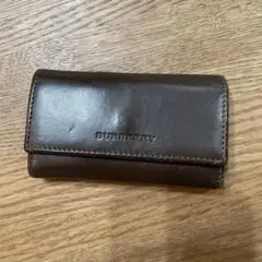 BURBERRY ダークブラウン キーケース