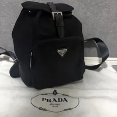 PRADA リュック V135 ブラック ギャランティーカードあり - メルカリ