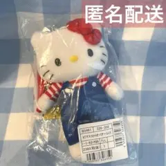 【新品タグ付き】ハローキティ展 マスコットホルダー オーバーオール