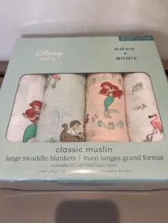 エイデンアンドアネイ Aden+Anais 新品 ディズニー　アリエル