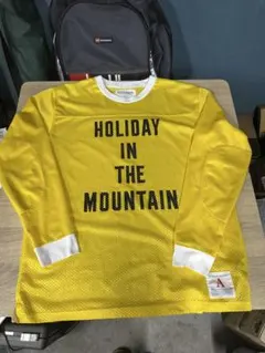 MOUNTAIN RESEARCH メッシュ　カットソー イエロー　ロンTのサムネイル