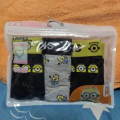 ミニオンズレディースショーツ3枚組　Mサイズ