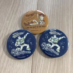 ウッディ バズ・ライトイヤー ピンバッジ 3個セット