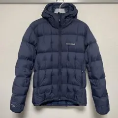 【mont-bell】【美品】ネージュダウンパーカ（メンズM）（ネイビー）
