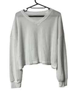 レディース　ロンT 白　Mサイズ