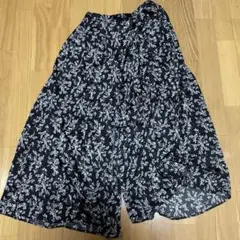 花柄 ガウチョパンツ