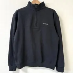 Columbia コロンビア ハーフジップ スウェット M ブラック
