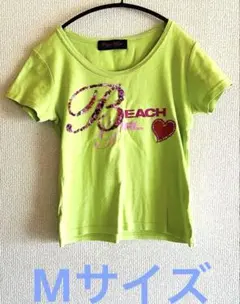 ☆Pink Mix ☆半袖 ☆Tシャツ ☆ライトグリーン☆丈短めのサムネイル