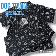 00's DOG TOWN ドッグタウン セットアップ 総柄 和柄 黒龍 XLのサムネイル