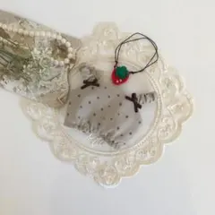 アイナナ モンぬい サロペットセット コーデュロイドット×淡ベージュ②