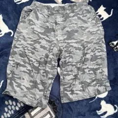 迷彩柄 半ズボン 130サイズ グレー