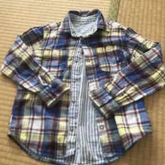 ダブルビー　 リバーシブル　長袖シャツ  110 120