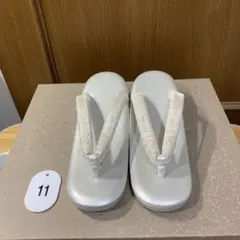 草履　沙織　Mサイズ 2枚芯　ゴールドの箔チラシ