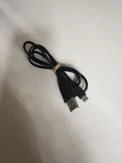 USB A to Micro USBType-Bケーブル 約0.8メートル 黒