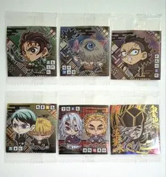 鬼滅の刃 にふぉるめーしょん ウエハース シール6枚 極レア含