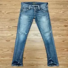 RODEO CROWNS デニムパンツ ジーンズ ダメージ加工 25インチ