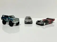 ホットウィール 3台セット （ジープチェロキー&アドバンポルシェ&トヨタセリカ）