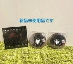 鬼滅の刃 ダイニングくじ 冨岡義勇 缶バッジ フィルム風クリアカード 3点セット