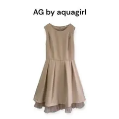 【AG by aquagirl】ノースリーブワンピースお呼ばれ 上品 sizeM