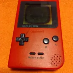 Nintendo GAME BOY pocket 本体 レッドジャンク