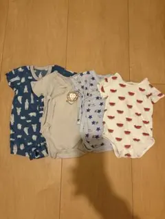 ベビー肌着　ロンパース4点セット60〜70