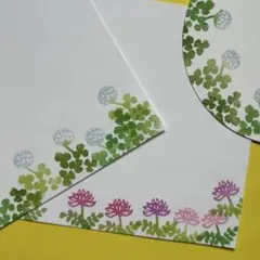 消しゴムはんこ＊春のお花ミニはんこ　レンゲとタンポポ＊ No.376.378