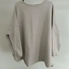 PLST ベージュ トレーナー スウェットM