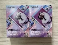 インスタックス　チェキ　フィルム　instaxmini PASTELGALAXY